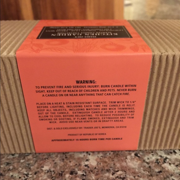 NIB Trader Joe’s 3Pk Kitchen Garden Candle Set - Picture 8 of 8